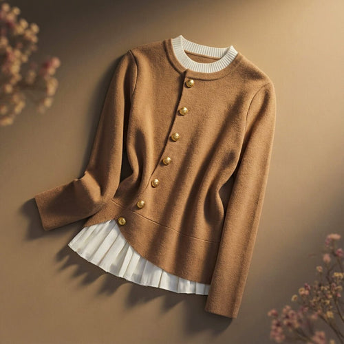 Vivienne | Luxe Merino Wool Pearl Sweater