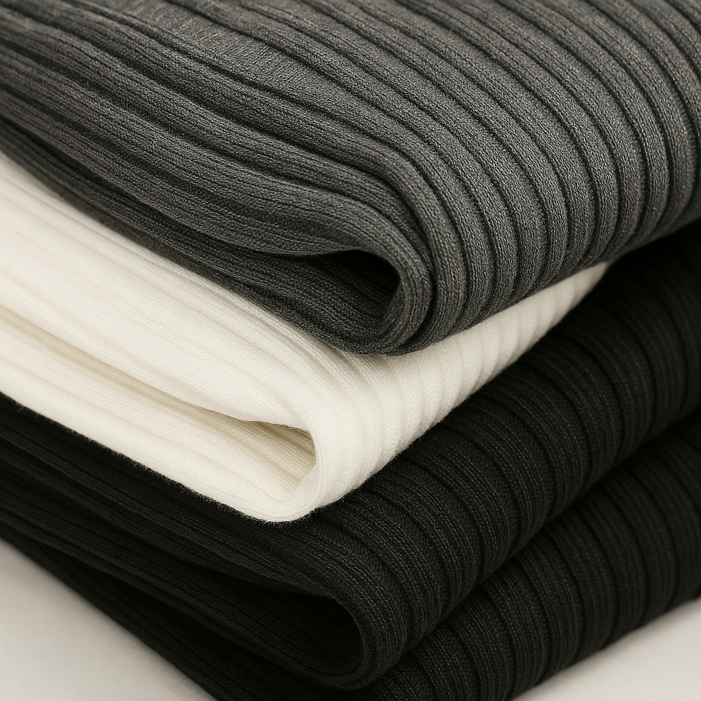 Rhys | Cotton Ribbed Quarter-Zip Sweater