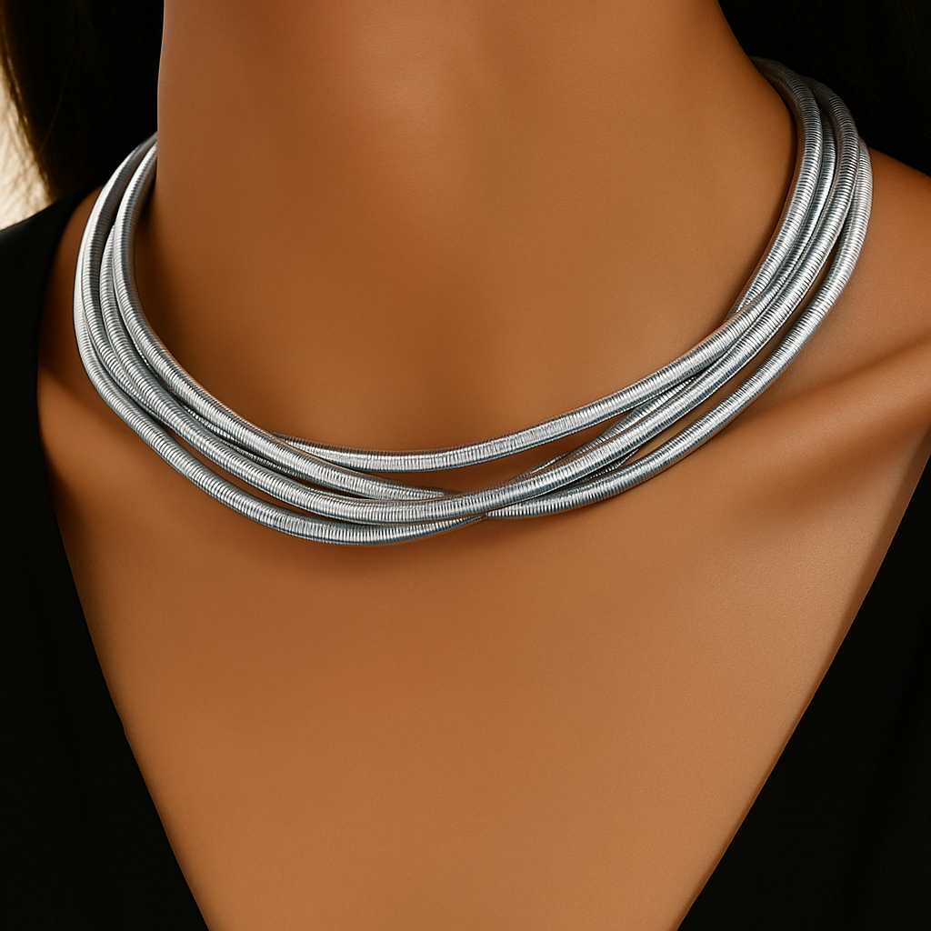 Lucille | Elegant Twist Necklace