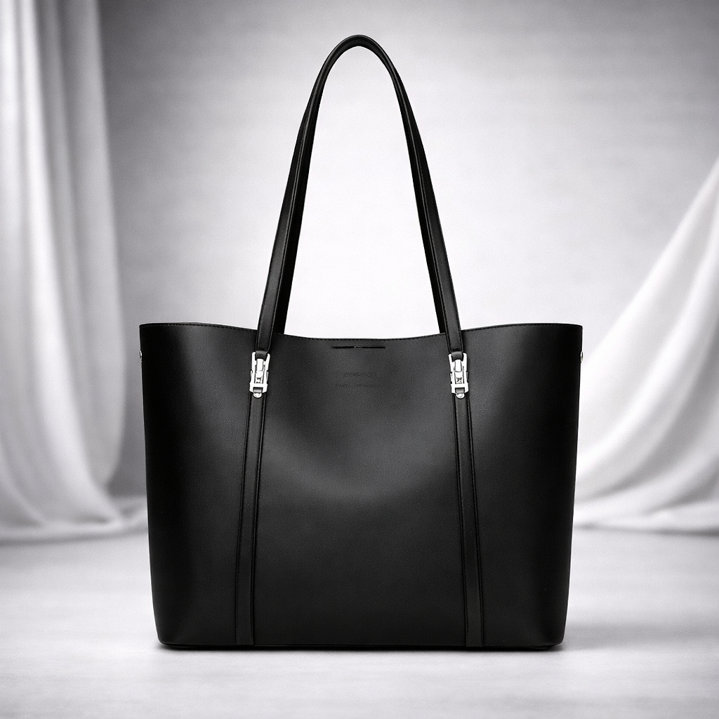 Honora | Chic Leather Handbag with Gold Hardware