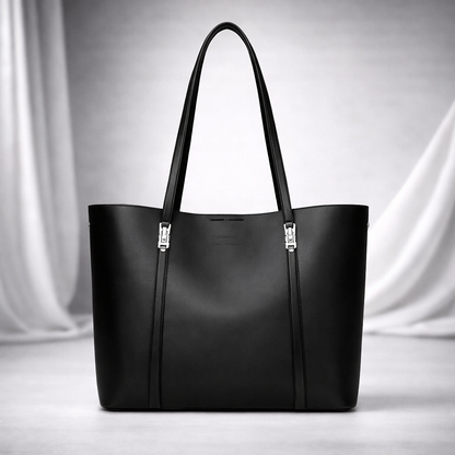 Honora | Chic Leather Handbag with Gold Hardware