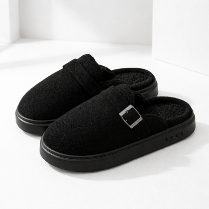 Elsa | Luxe Plush Cotton Mule Slippers
