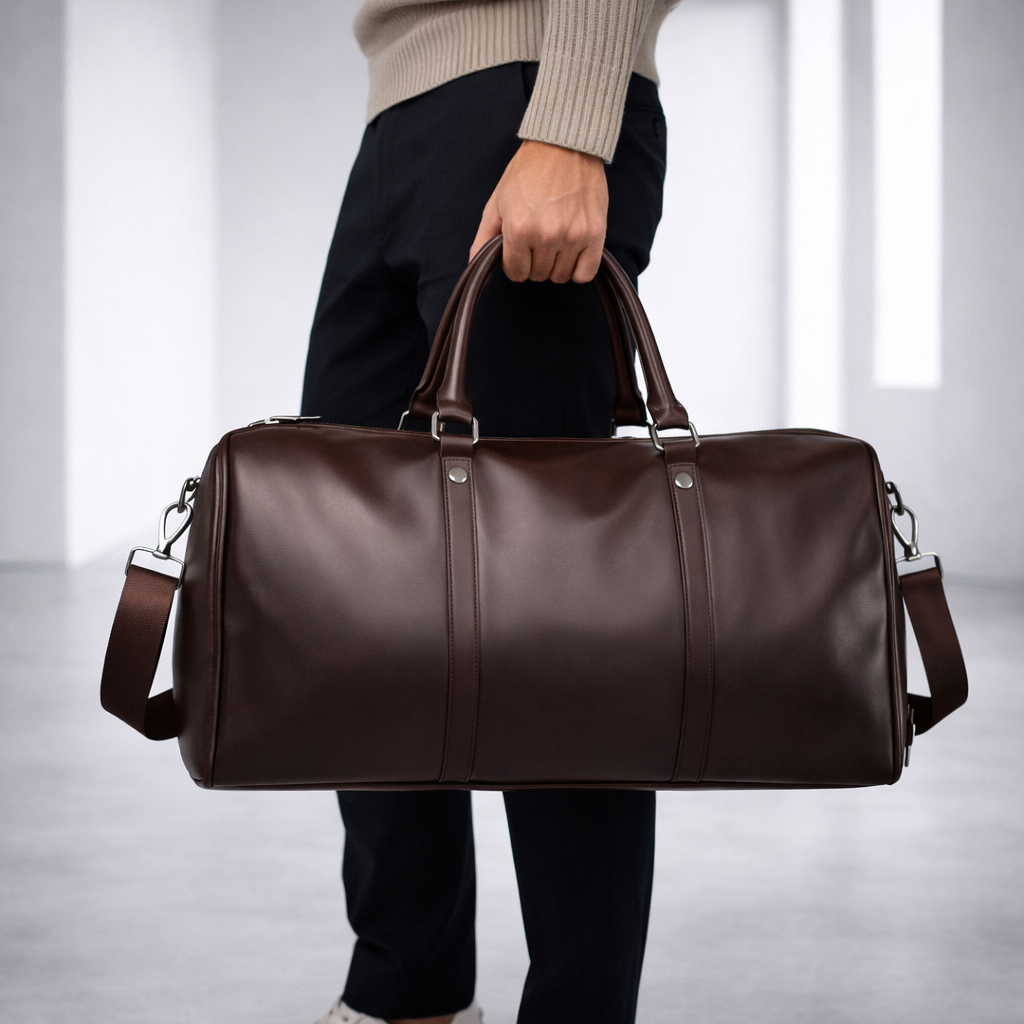 Arthur | Luxe Full-Grain Leather Duffle Bag