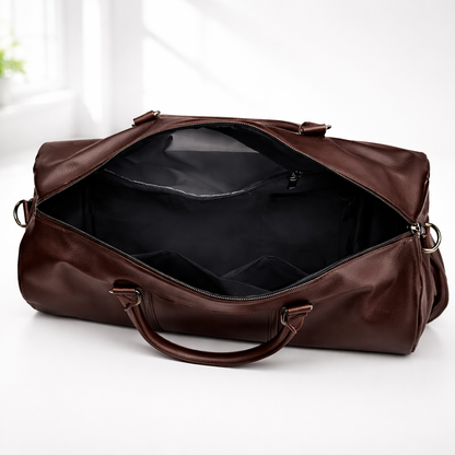 Arthur | Luxe Full-Grain Leather Duffle Bag