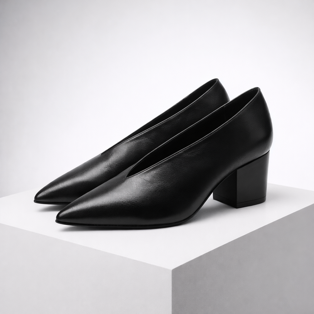 Bianca | Italian Leather Block Heels