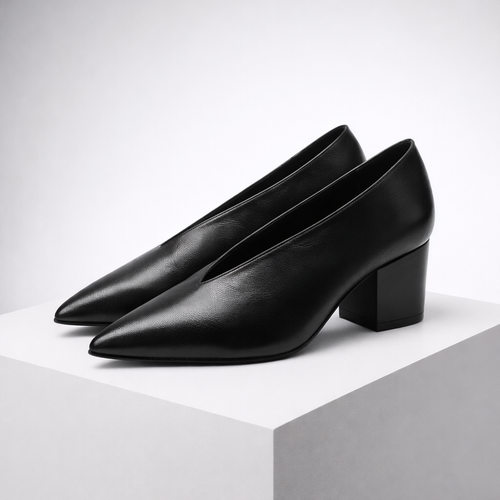 Bianca | Italian Leather Block Heels