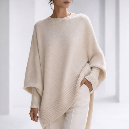 Cosima | Luxe Cashmere Relaxed Sweater with Ribbed Cuffs