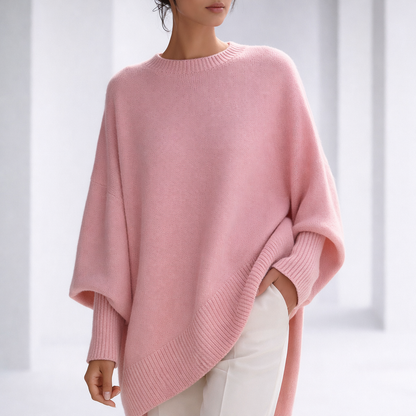 Cosima | Luxe Cashmere Relaxed Sweater with Ribbed Cuffs