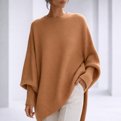 Cosima | Luxe Cashmere Relaxed Sweater with Ribbed Cuffs