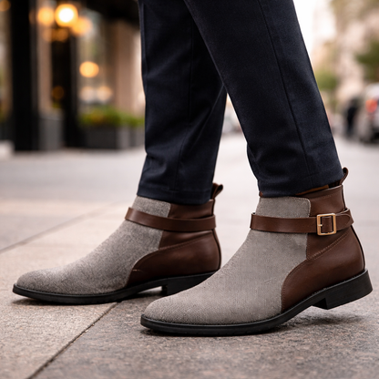August | Premium Leather Chelsea Boots