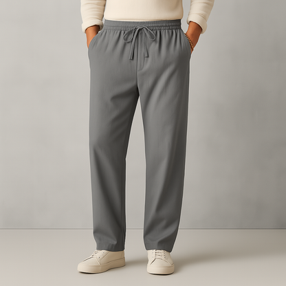 Magnus | Elegant Linen Drawstring Trousers