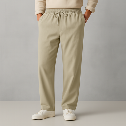 Magnus | Elegant Linen Drawstring Trousers