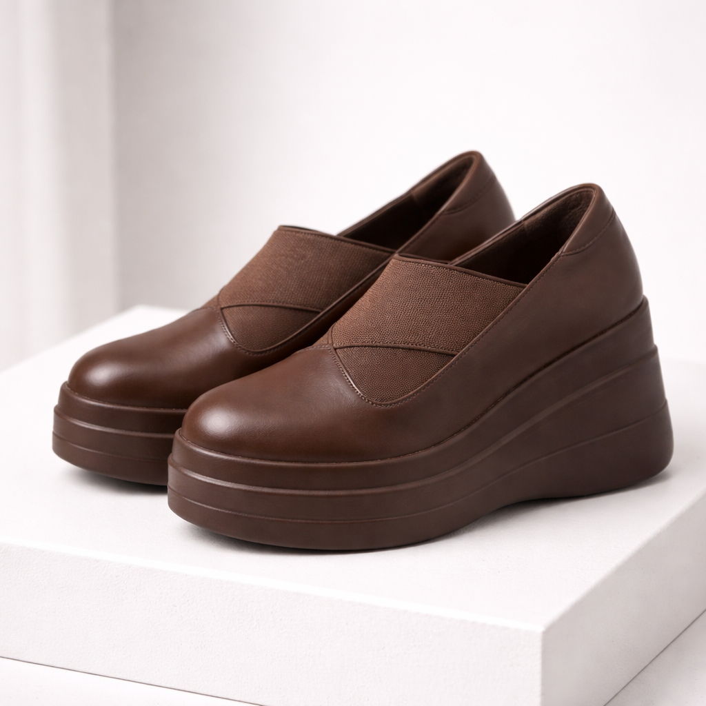 Aurora | Luxe Leather Platform Shoes