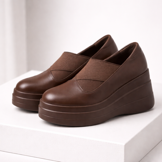 Aurora | Luxe Leather Platform Shoes