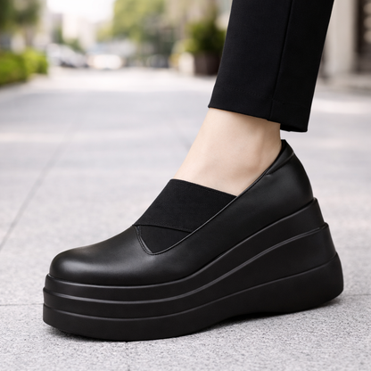 Aurora | Luxe Leather Platform Shoes