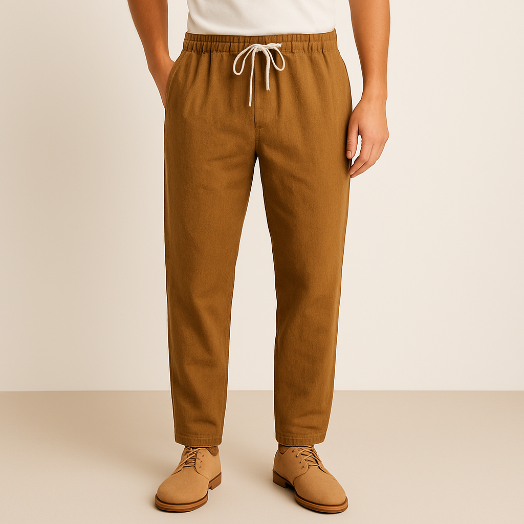 Beau | Luxe Linen Drawstring Trousers