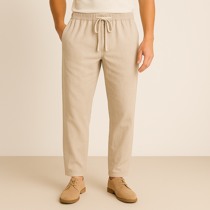 Beau | Luxe Linen Drawstring Trousers
