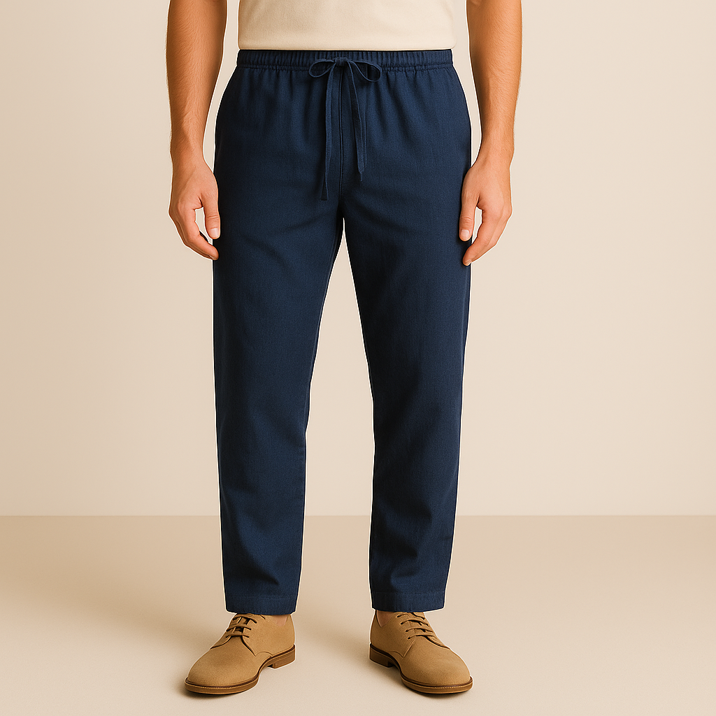 Beau | Luxe Linen Drawstring Trousers