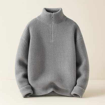 Gregory | Luxe Wool Quarter-Zip Sweater