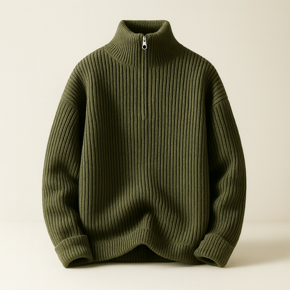 Gregory | Luxe Wool Quarter-Zip Sweater