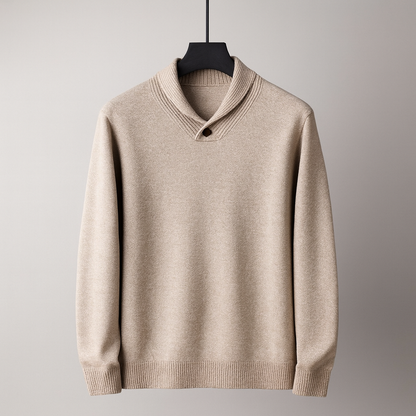 Everett | Luxe Merino Wool Shawl Collar Sweater