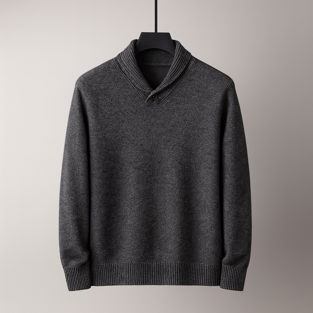 Everett | Luxe Merino Wool Shawl Collar Sweater