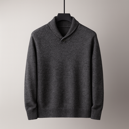 Everett | Luxe Merino Wool Shawl Collar Sweater