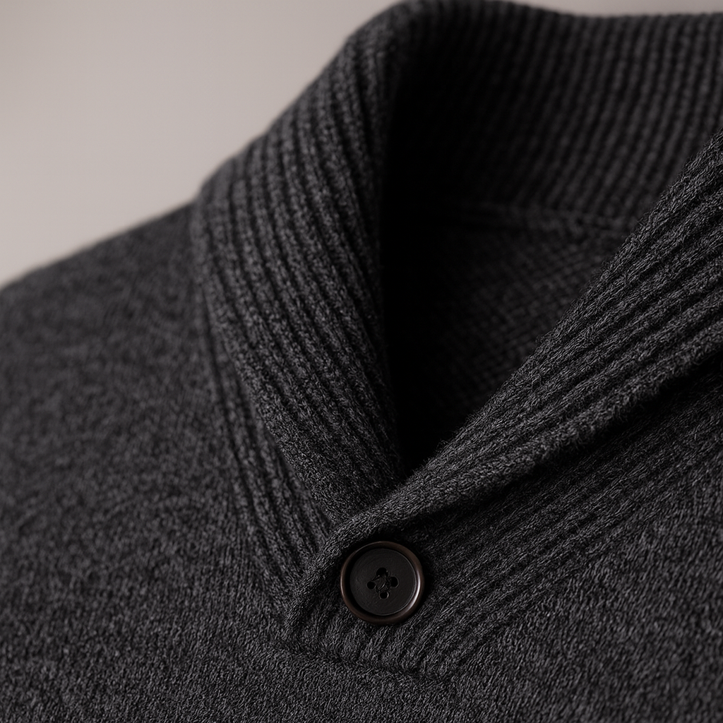 Everett | Luxe Merino Wool Shawl Collar Sweater