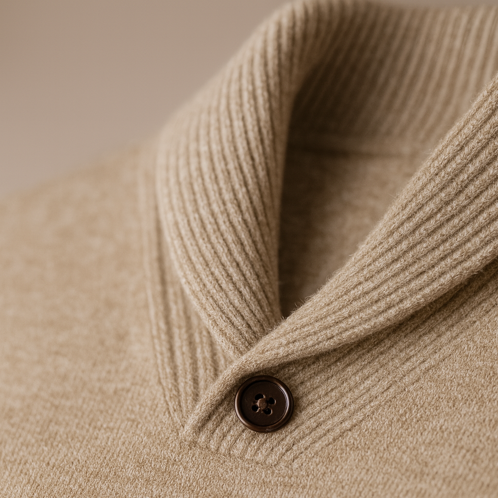 Everett | Luxe Merino Wool Shawl Collar Sweater