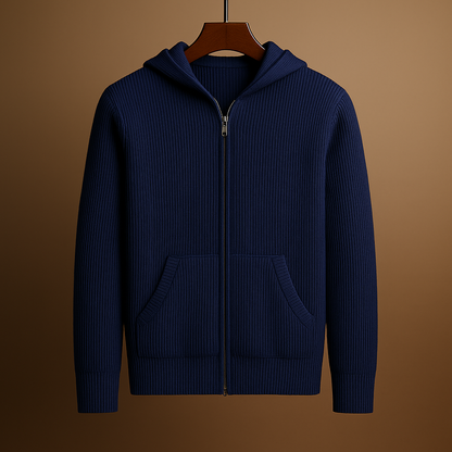 Julian | Luxe Wool Zip-Up Hoodie