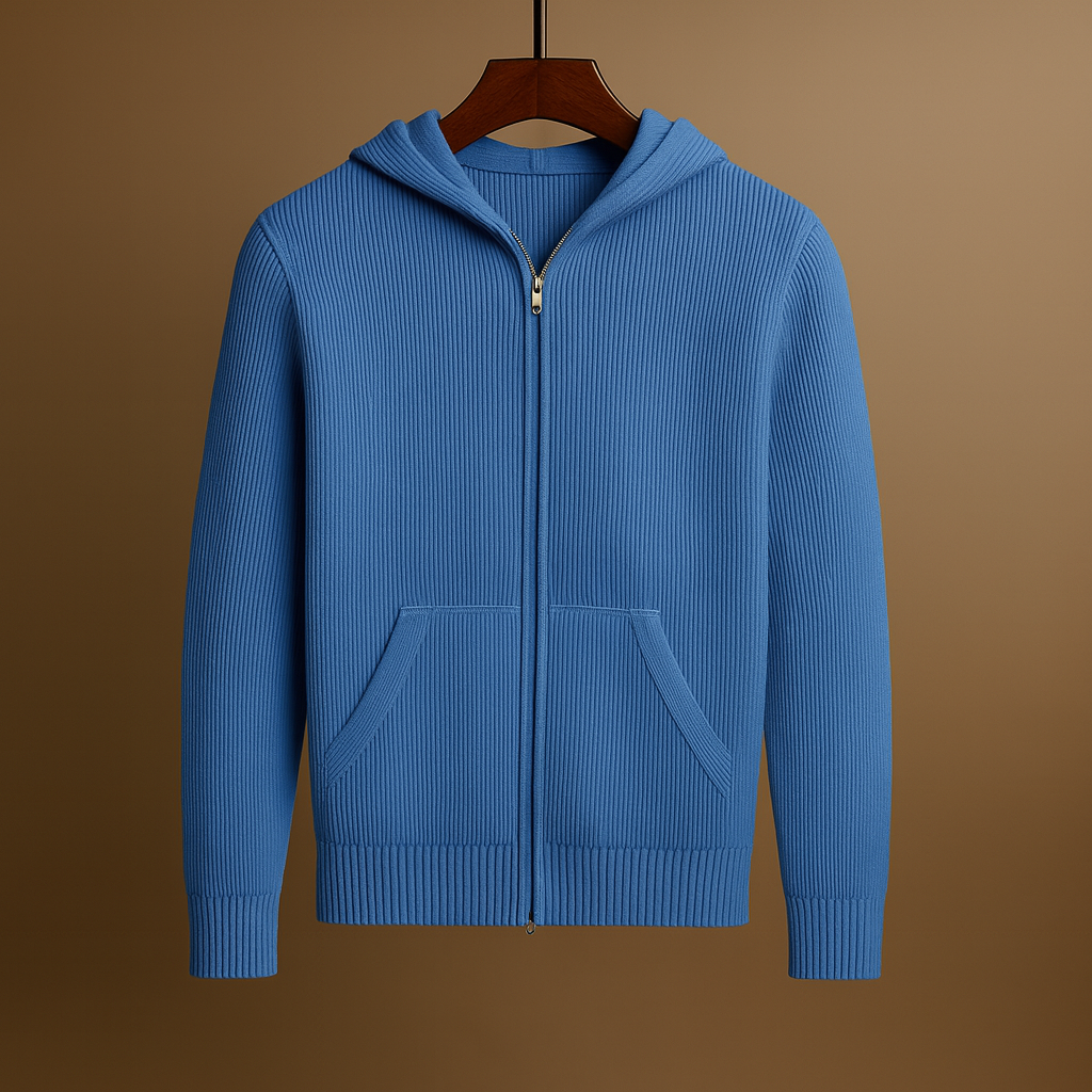 Julian | Luxe Wool Zip-Up Hoodie