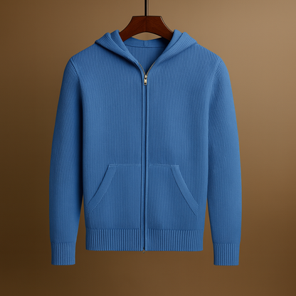 Julian | Luxe Wool Zip-Up Hoodie
