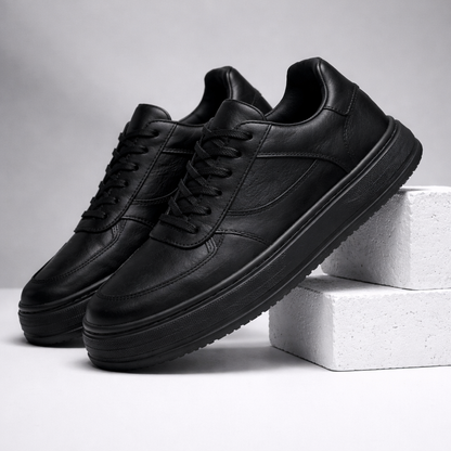 Ambrose | Premium Leather Lace-Up Sneakers