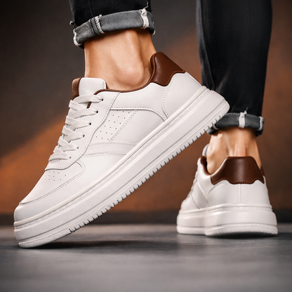 Ambrose | Premium Leather Lace-Up Sneakers
