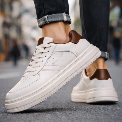 Ambrose | Premium Leather Lace-Up Sneakers