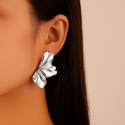 Oriane | Elegant Floral Statement Earrings