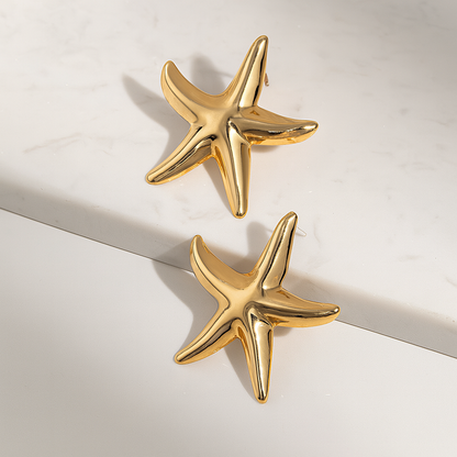 Giselle | Elegant Starfish Earrings