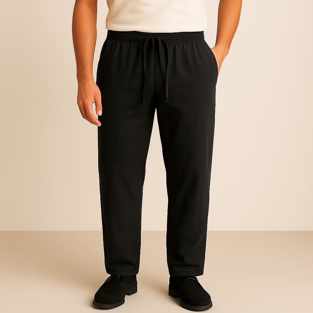 Beau | Luxe Linen Drawstring Trousers