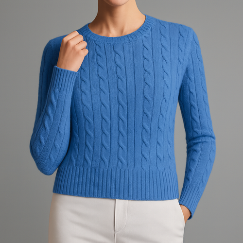 Emmeline | Luxe Cotton Cable-Knit Sweater