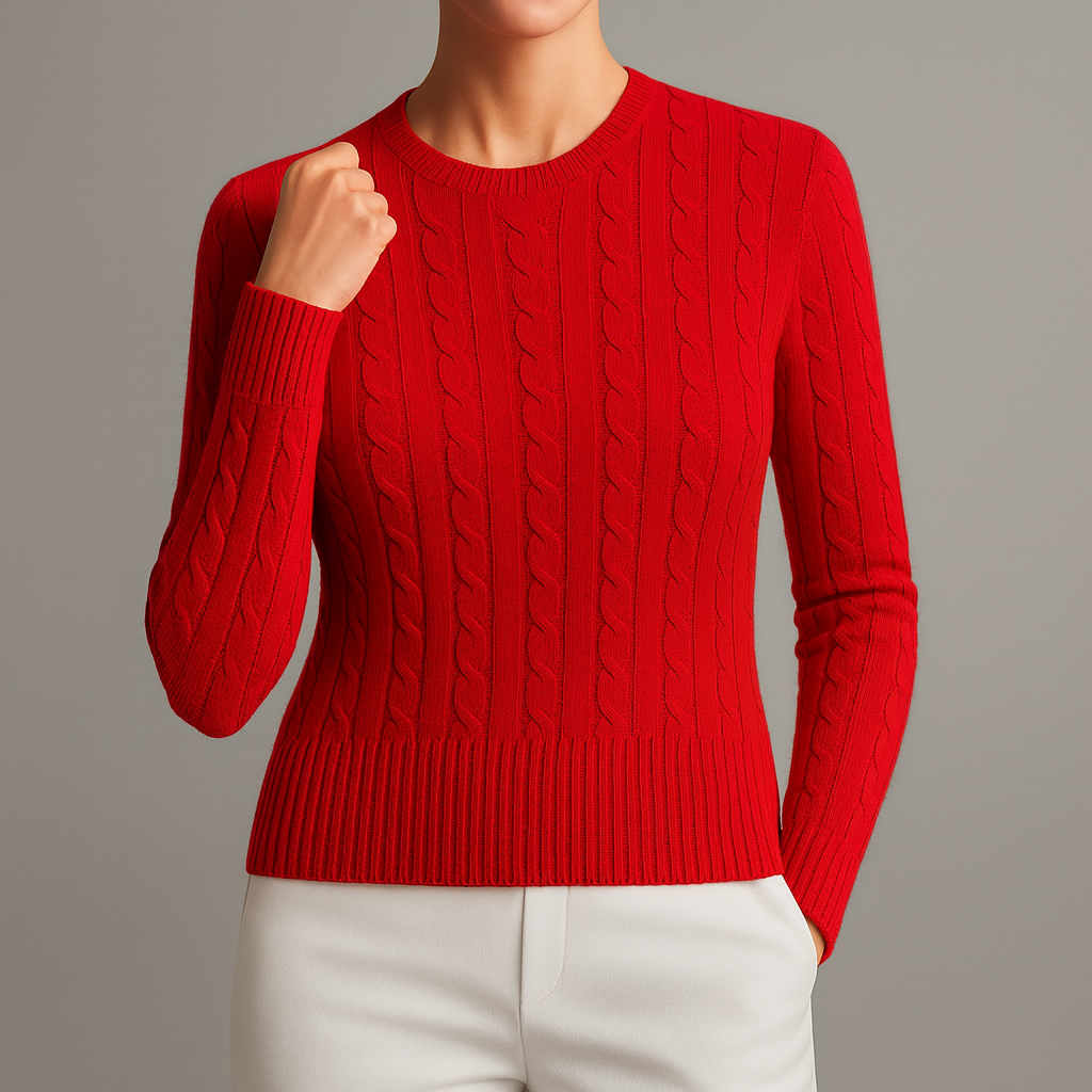 Emmeline | Luxe Cotton Cable-Knit Sweater