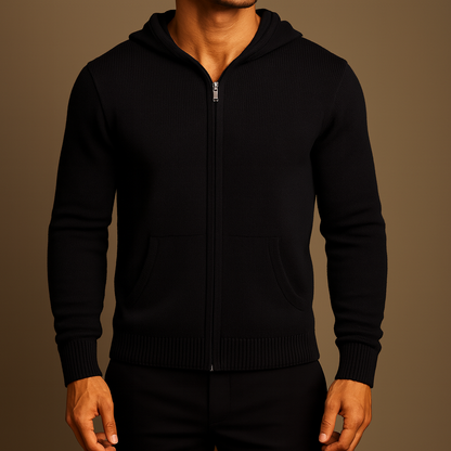 Julian | Luxe Wool Zip-Up Hoodie