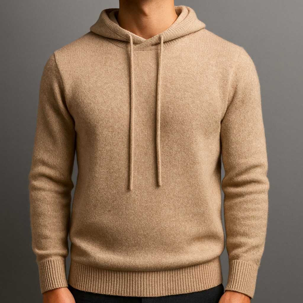 Reuben | Luxurious Cashmere Drawstring Hoodie