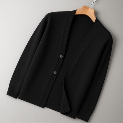Nico | Tailored Wool Button-Up Cardigan
