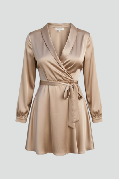 Lila | V-Neck Wrap Mini Dress
