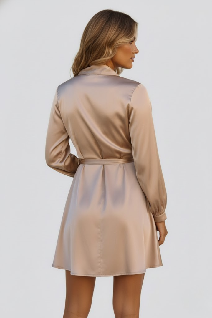 Lila | V-Neck Wrap Mini Dress