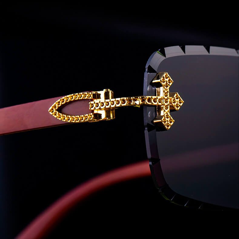 Vivienne | Rimless Retro Sunglasses