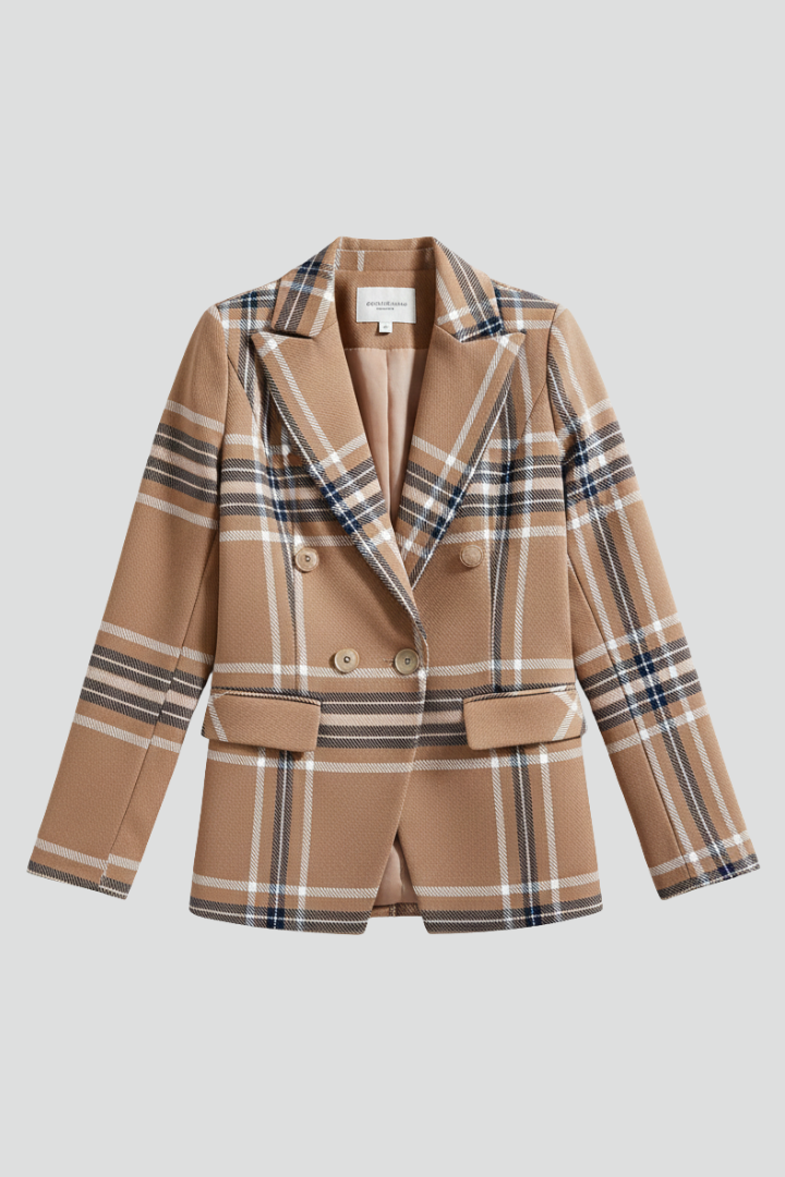 Lila | Textured Lapel Blazer