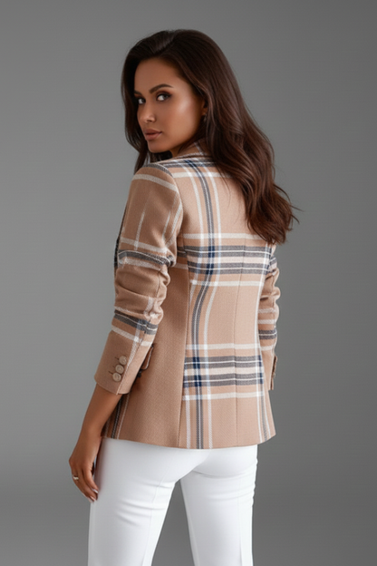 Lila | Textured Lapel Blazer