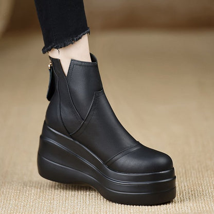 Arabella | Luxe Leather Orthopedic Platform Boots