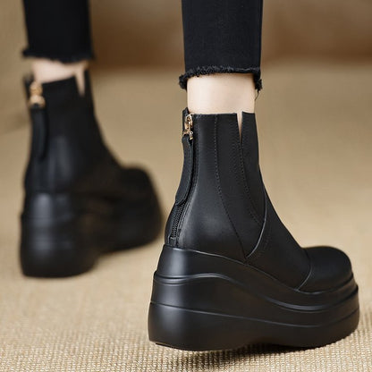 Arabella | Luxe Leather Orthopedic Platform Boots